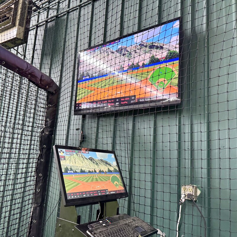 HitTrax simulator station